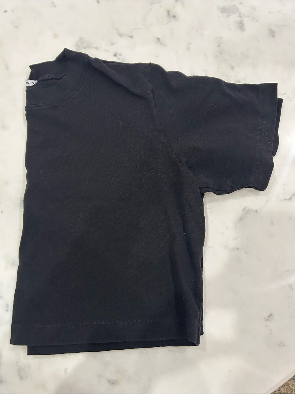 Cotton Citizen Black Short-Sleeve Crew Tee
